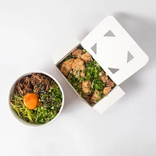 Combo Fried Rice de Costela + Karaage